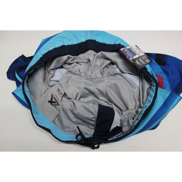 ZeroXposur men's 9" UPF 50+ lined striped swim trunks shorts XXL‎ - Picture 6 of 10